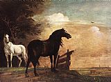 Horses in a Field by Paulus Potter